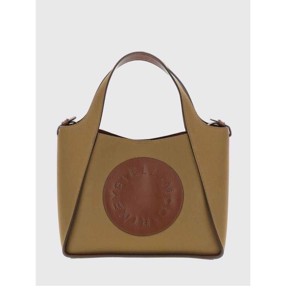 Stella Mccartney Women Logo Canvas Handbag Stella Mccartney With Removable Pouch